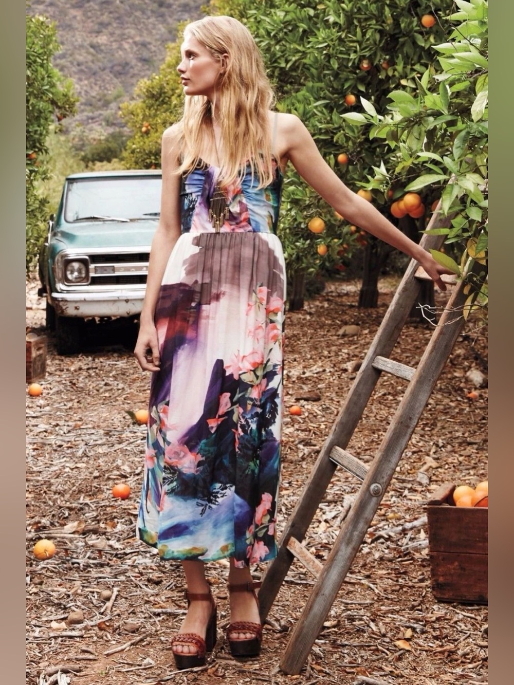 Anthropologie Daybreak Midi Dress by Corey Lynn Calter NWT sz 10